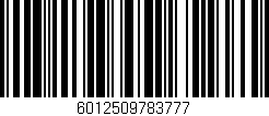 Código de barras (EAN, GTIN, SKU, ISBN): '6012509783777'