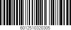 Código de barras (EAN, GTIN, SKU, ISBN): '6012510320305'