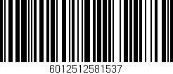 Código de barras (EAN, GTIN, SKU, ISBN): '6012512581537'