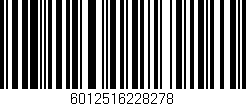Código de barras (EAN, GTIN, SKU, ISBN): '6012516228278'