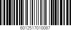 Código de barras (EAN, GTIN, SKU, ISBN): '6012517010087'