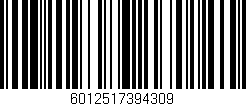 Código de barras (EAN, GTIN, SKU, ISBN): '6012517394309'