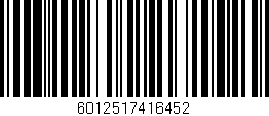 Código de barras (EAN, GTIN, SKU, ISBN): '6012517416452'
