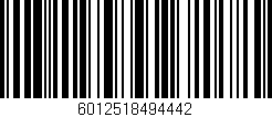 Código de barras (EAN, GTIN, SKU, ISBN): '6012518494442'