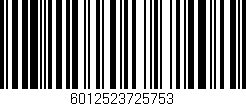 Código de barras (EAN, GTIN, SKU, ISBN): '6012523725753'