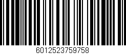 Código de barras (EAN, GTIN, SKU, ISBN): '6012523759758'