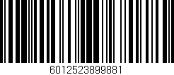 Código de barras (EAN, GTIN, SKU, ISBN): '6012523899881'