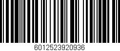 Código de barras (EAN, GTIN, SKU, ISBN): '6012523920936'