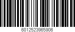 Código de barras (EAN, GTIN, SKU, ISBN): '6012523965906'