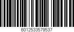 Código de barras (EAN, GTIN, SKU, ISBN): '6012533579537'