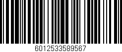 Código de barras (EAN, GTIN, SKU, ISBN): '6012533589567'