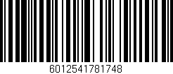 Código de barras (EAN, GTIN, SKU, ISBN): '6012541781748'