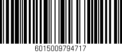 Código de barras (EAN, GTIN, SKU, ISBN): '6015009794717'