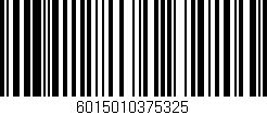 Código de barras (EAN, GTIN, SKU, ISBN): '6015010375325'