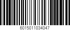 Código de barras (EAN, GTIN, SKU, ISBN): '6015011034047'