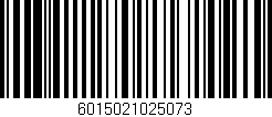Código de barras (EAN, GTIN, SKU, ISBN): '6015021025073'