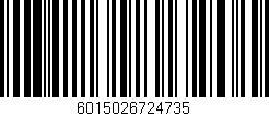 Código de barras (EAN, GTIN, SKU, ISBN): '6015026724735'