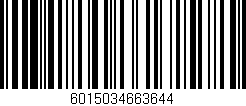 Código de barras (EAN, GTIN, SKU, ISBN): '6015034663644'