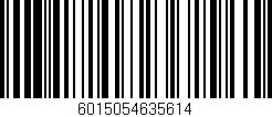 Código de barras (EAN, GTIN, SKU, ISBN): '6015054635614'