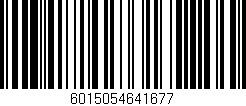 Código de barras (EAN, GTIN, SKU, ISBN): '6015054641677'