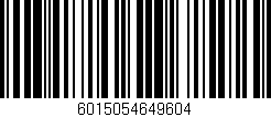 Código de barras (EAN, GTIN, SKU, ISBN): '6015054649604'