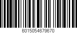 Código de barras (EAN, GTIN, SKU, ISBN): '6015054679670'