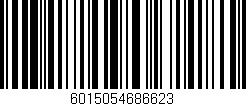 Código de barras (EAN, GTIN, SKU, ISBN): '6015054686623'