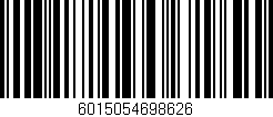 Código de barras (EAN, GTIN, SKU, ISBN): '6015054698626'