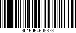 Código de barras (EAN, GTIN, SKU, ISBN): '6015054699678'