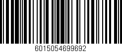 Código de barras (EAN, GTIN, SKU, ISBN): '6015054699692'