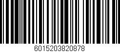 Código de barras (EAN, GTIN, SKU, ISBN): '6015203820878'