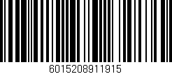 Código de barras (EAN, GTIN, SKU, ISBN): '6015208911915'