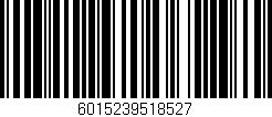 Código de barras (EAN, GTIN, SKU, ISBN): '6015239518527'