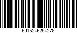 Código de barras (EAN, GTIN, SKU, ISBN): '6015246294278'