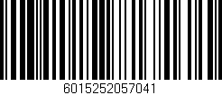 Código de barras (EAN, GTIN, SKU, ISBN): '6015252057041'
