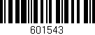 Código de barras (EAN, GTIN, SKU, ISBN): '601543'