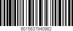 Código de barras (EAN, GTIN, SKU, ISBN): '6015637940982'