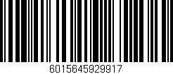 Código de barras (EAN, GTIN, SKU, ISBN): '6015645929917'