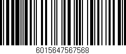 Código de barras (EAN, GTIN, SKU, ISBN): '6015647567568'