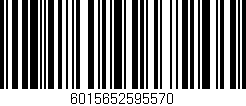 Código de barras (EAN, GTIN, SKU, ISBN): '6015652595570'