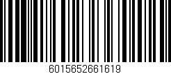 Código de barras (EAN, GTIN, SKU, ISBN): '6015652661619'