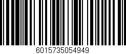 Código de barras (EAN, GTIN, SKU, ISBN): '6015735054949'