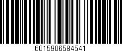 Código de barras (EAN, GTIN, SKU, ISBN): '6015906584541'