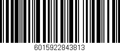 Código de barras (EAN, GTIN, SKU, ISBN): '6015922843813'