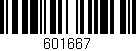 Código de barras (EAN, GTIN, SKU, ISBN): '601667'