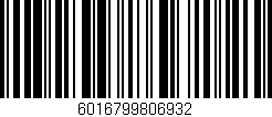 Código de barras (EAN, GTIN, SKU, ISBN): '6016799806932'