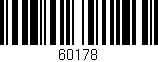 Código de barras (EAN, GTIN, SKU, ISBN): '60178'