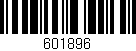 Código de barras (EAN, GTIN, SKU, ISBN): '601896'