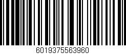 Código de barras (EAN, GTIN, SKU, ISBN): '6019375563960'
