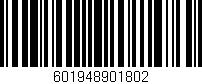 Código de barras (EAN, GTIN, SKU, ISBN): '601948901802'